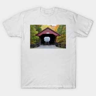 Newfield Cover Bridge, New York T-Shirt